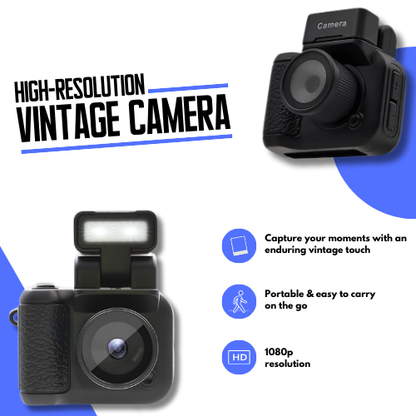 Mini Vintage Camera 1080HD